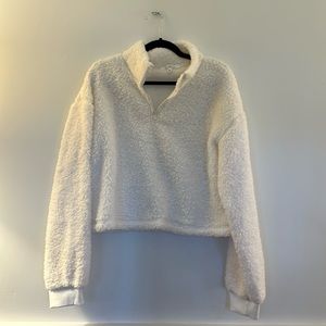 Cropped Sherpa Fleece